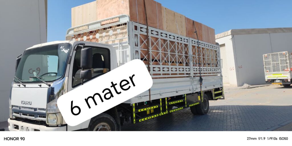 Pickup Truck for Moving in Ajman
6 meter truck for rent ajman